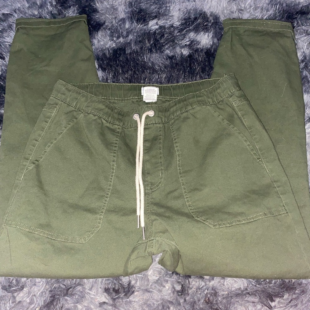 Time and Tru Men's Green Joggers